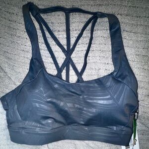 ZIYA NWT Light & Tight Sports Bra XXL “Gray Majesty”
